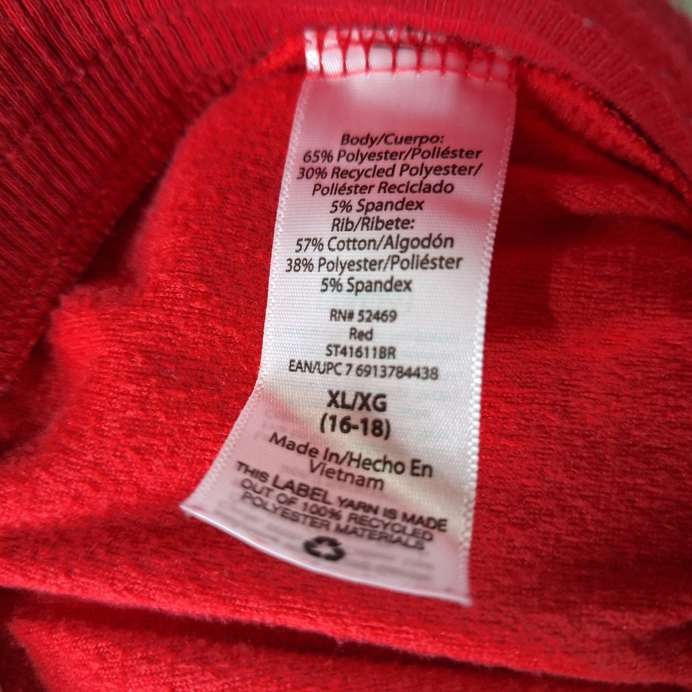 Secret Treasures High Rise Strechy Red Velour Lounge Jogger Pants XL - Picture 6 of 6
